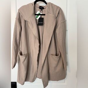 Heyson// Tan Hooded Jacket